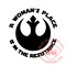 A Woman's Place is in The Resistance Star Wars Decal Sticker product 6